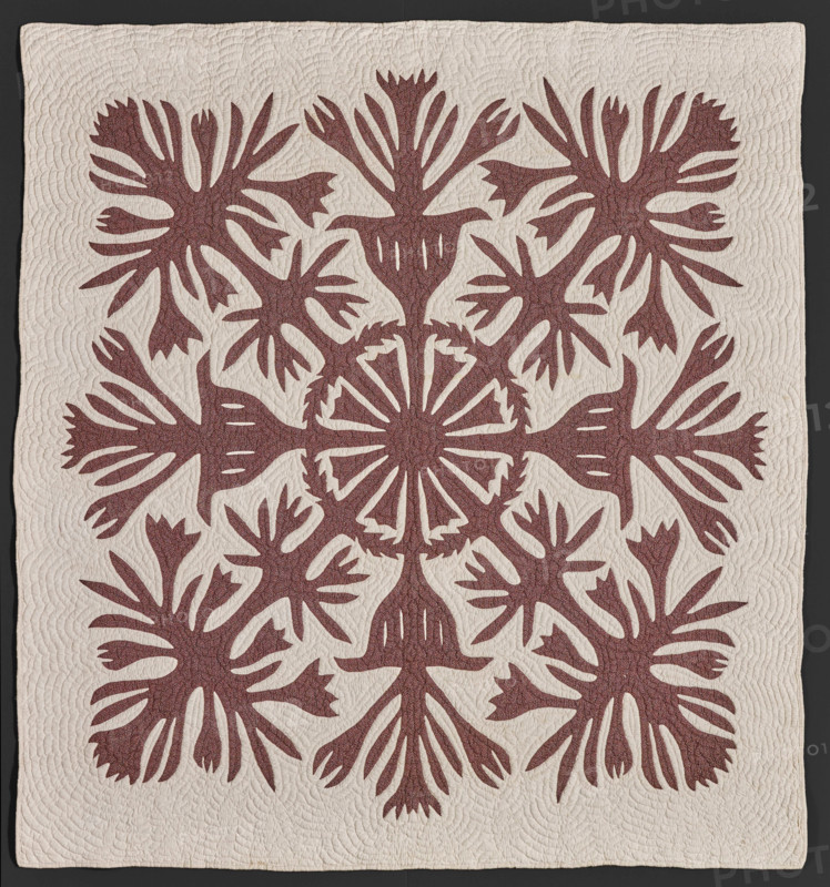 Quilt, about 1900. Creator: Unknown.
