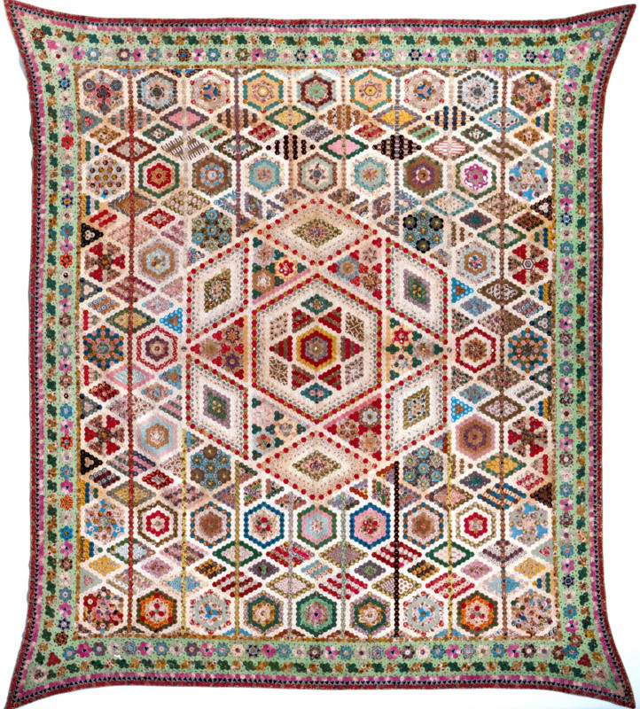 Quilt Top (Mosaic), 1825-1850. Creator: Unknown.