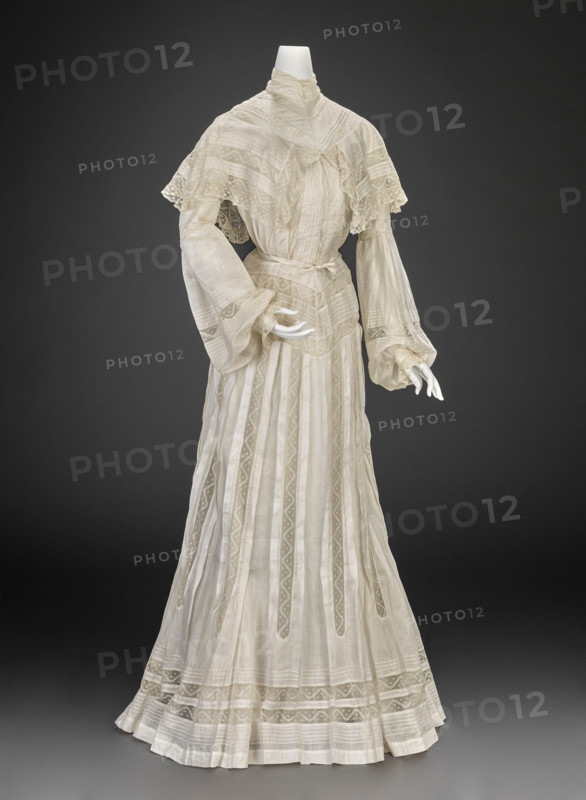 Wedding Dress (Bodice, Skirt, Slip), 1903. Creator: Unknown.