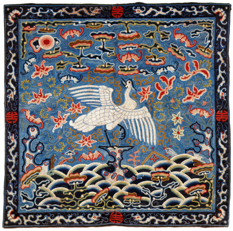 Rank Insignia, Sixth Degree Civil, Egret, about 1860. Creator: Unknown.