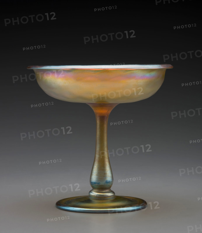 Compotier, about 1900. Creator: Tiffany Glass.