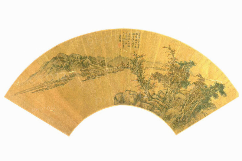 Red maples and white cranes, c1620-1658. Creator: Xiang Shengmo.