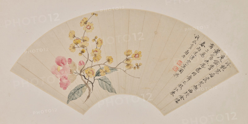 Camellia and Wax Plum, 1688. Creator: Yun Shouping.
