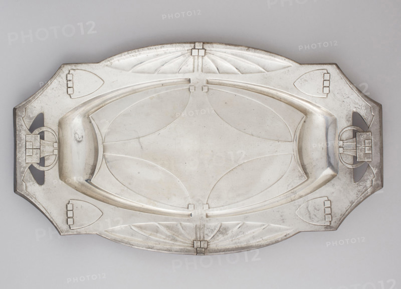 Juventa Meat Platter, about 1902-1908. Creators: Hans Peter, Juventa Metalware.