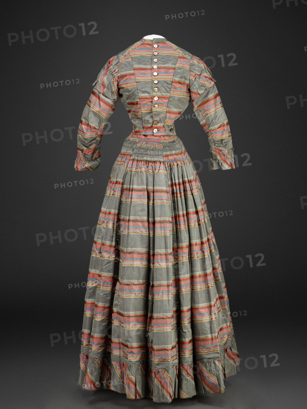 Dress (Bodice, Skirt), about 1860. Creator: Unknown.