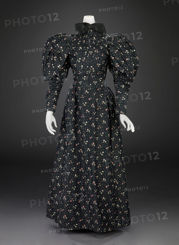 Dress (Bodice, Skirt, Petticoat), 1894-1896. Creator: Unknown.