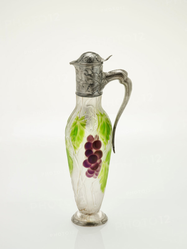 Wine jug, about 1906. Creators: Tiffany & Co, Tiffany Glass.