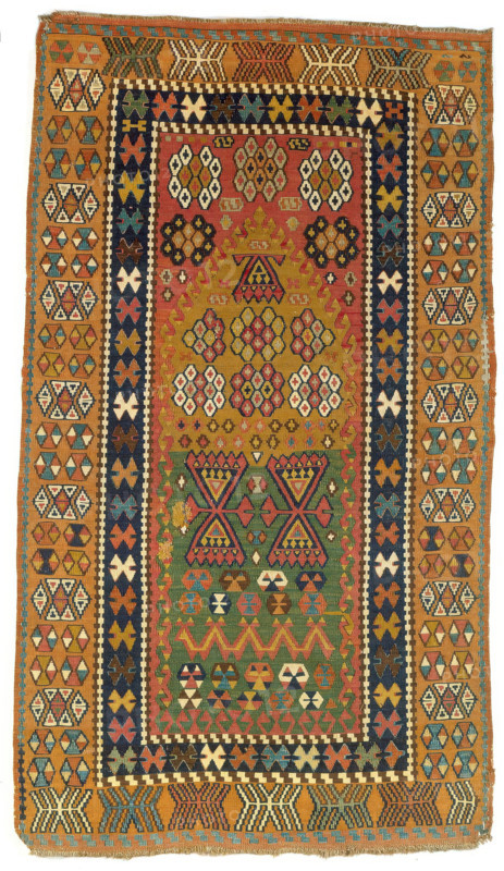 Prayer Rug; Kilim, late 19th century. Creator: Unknown.