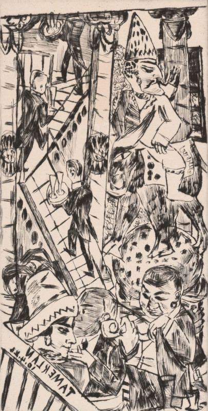 Tamerlan, 1923. Creator: Max Beckmann.