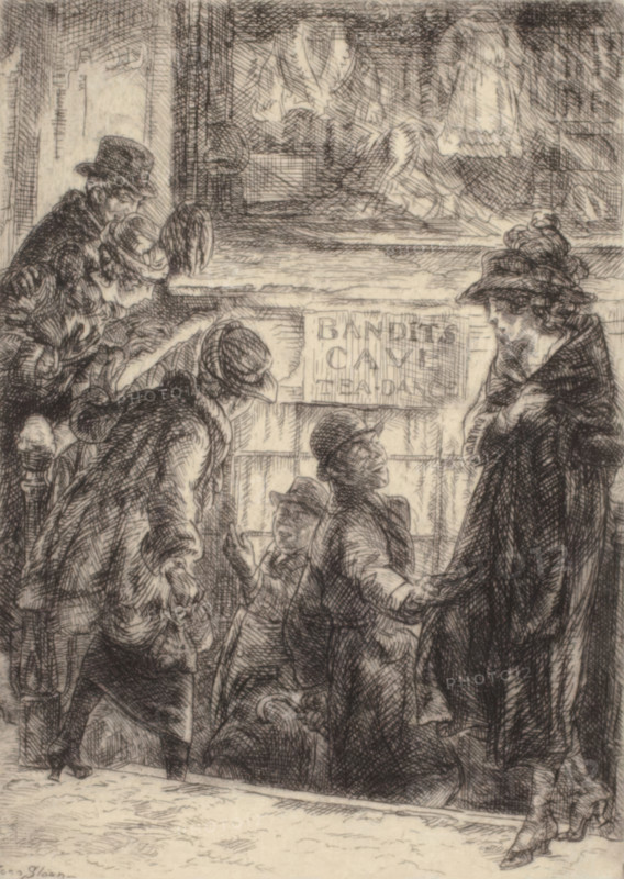 Bandits Cave, 1920. Creator: John Sloan.