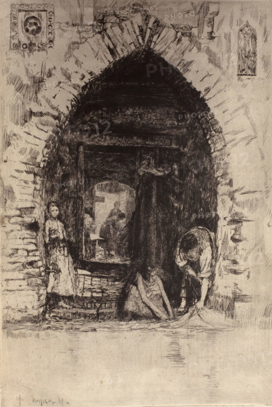 Lavanderia, 1881. Creator: Otto Henry Bacher.