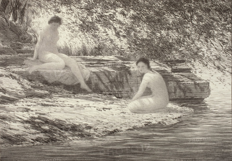 Lake Ladies, 1924. Creator: Bolton Coit Brown.