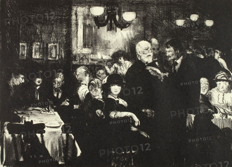 Artists' Evening, 1916. Creator: George Wesley Bellows.