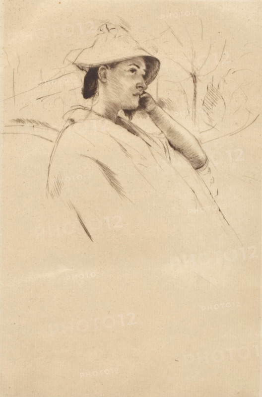 Le Chapeau de Campagne, c1900-1926. Creator: Mary Cassatt.
