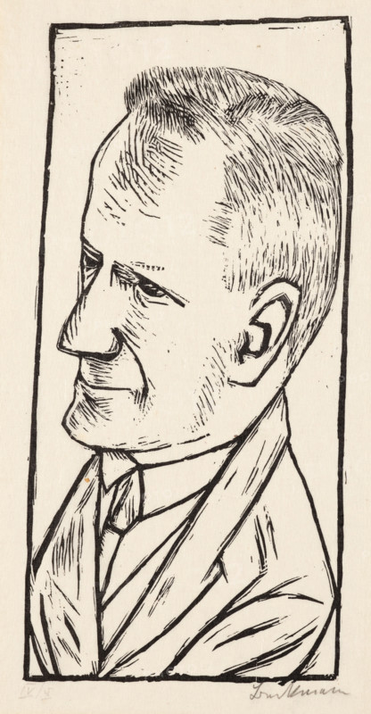 Portrait of Reinhard Piper, 1922. Creator: Max Beckmann.