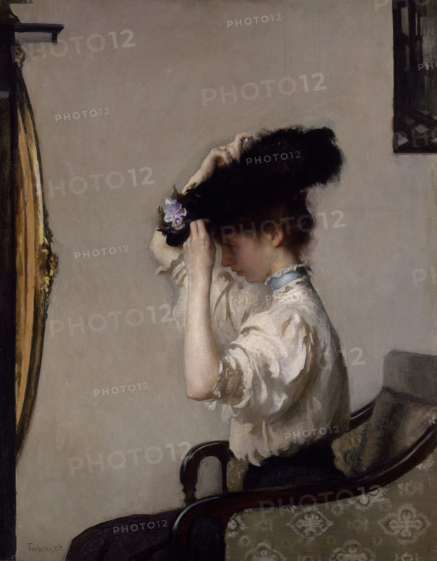 Preparing for the Matinee, 1907. Creator: Edmund Charles Tarbell.