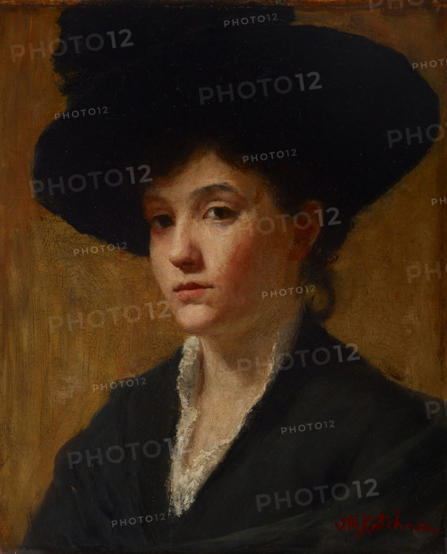 Study of a Hat, 1889. Creator: Susan M Ketcham.
