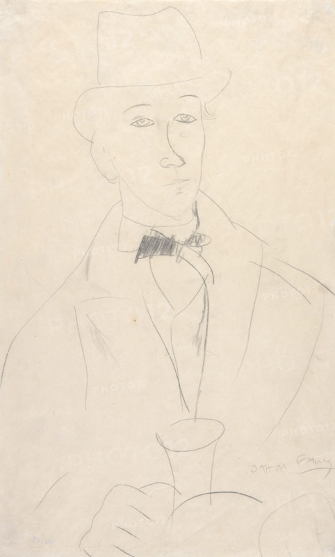 Portrait of the Artist, Othon Friesz, c1900. Creator: Amadeo Modigliani.