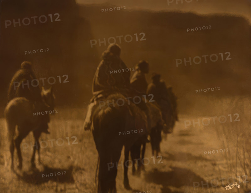 The Vanishing Race- Navajo, 1904. Creator: Edward Sheriff Curtis.