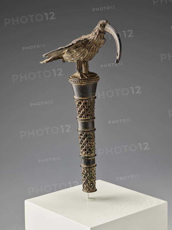 Staff with bird figure, mid-18th century to mid-19th century. Creator: Unknown.