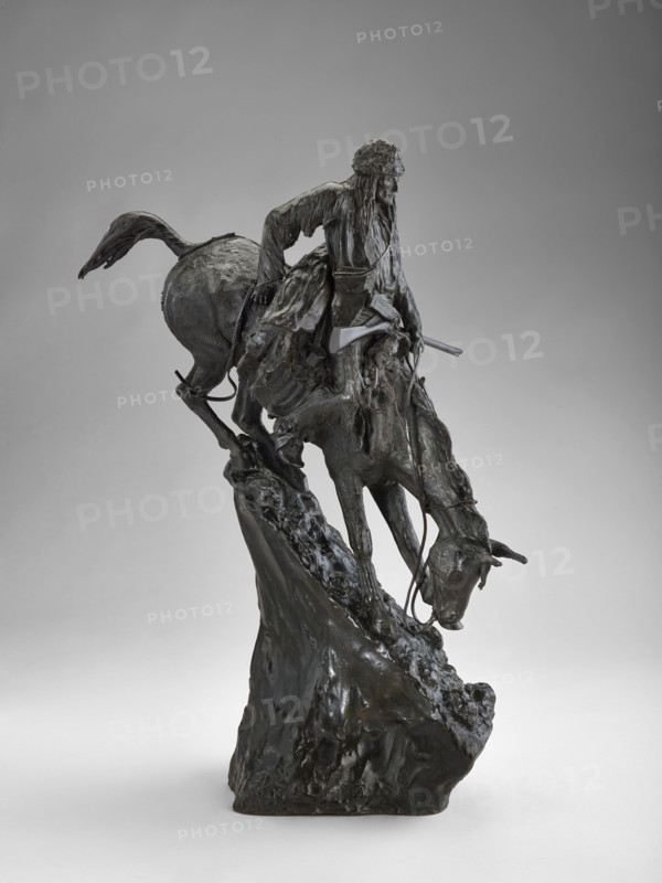 The Mountain Man, 1903. Creators: Frederic Remington, Roman Bronze Works.