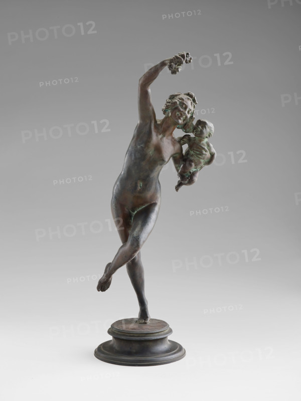 Bacchante and Infant Faun, 1893-1894. Creators: Frederick William MacMonnies, E Gruet.