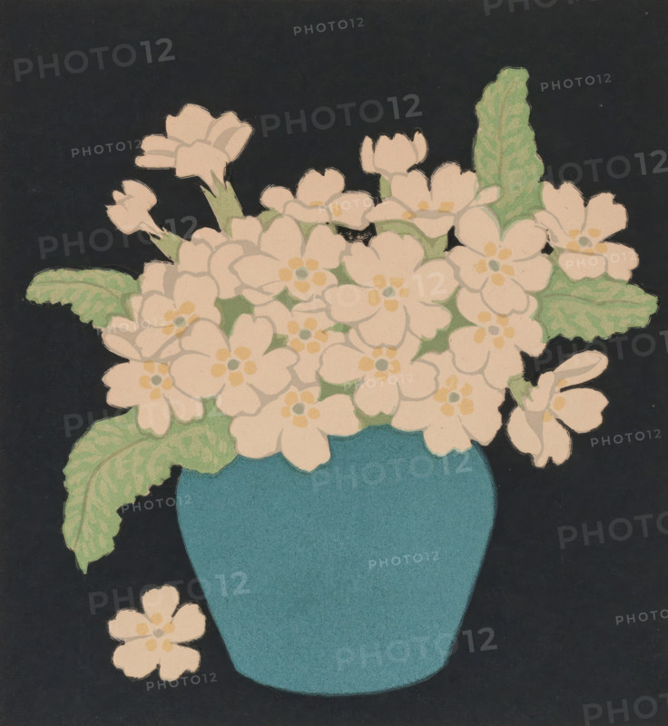 Forget-me-nots, about 1920. Creator: John Hall Thorpe.