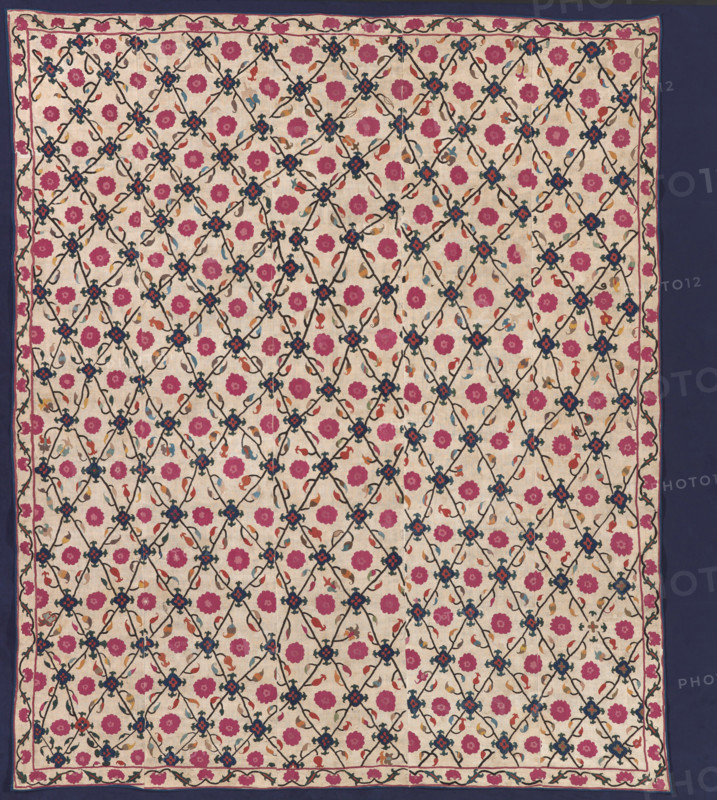 Ceremonial Hanging (Suzani), third quarter of 19th century. Creator: Unknown.