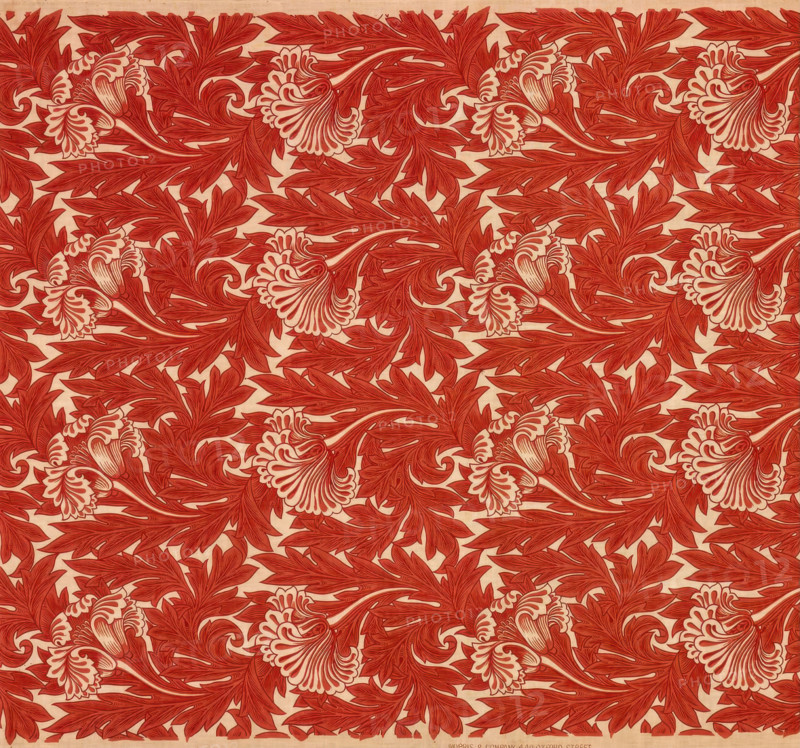 Furning Fabric; "Marigold", about 1875. Creator: William Morris.