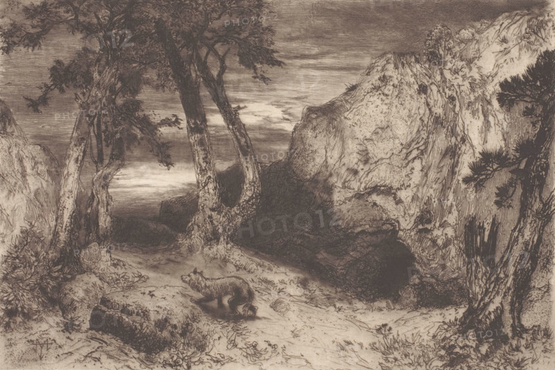 Twilight in Arizona, 1880. Creator: Thomas Moran.