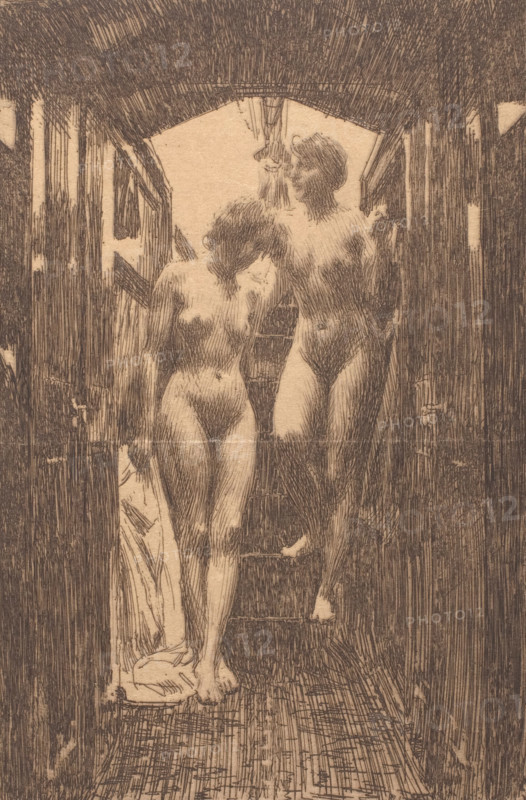 Le Cabine, 1917. Creator: Anders Leonard Zorn.