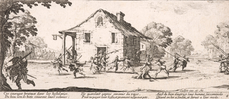 La Maraude (Marauding), 1633. Creator: Jacques Callot.