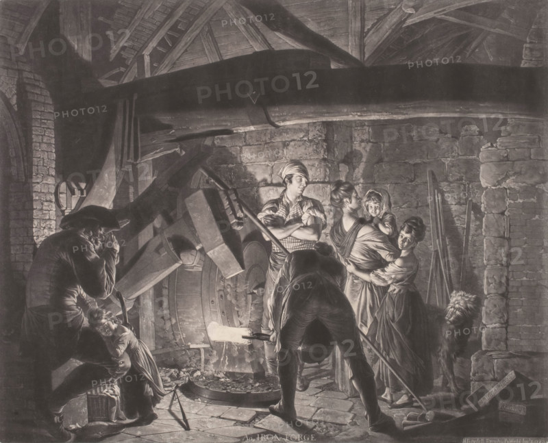 An Iron Forge, 1773. Creator: Richard Earlom.