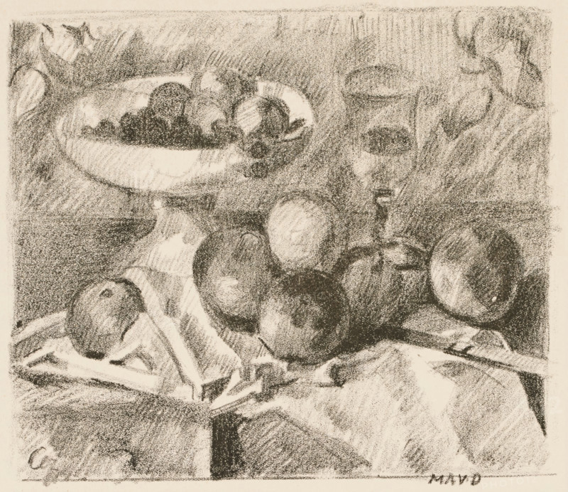 Still Life, after Paul Cezanne, 1914. Creator: Maurice Denis.
