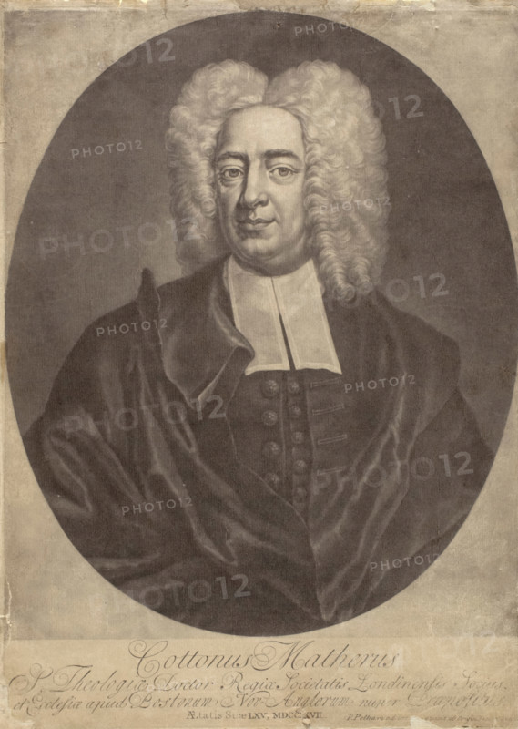 Cotton Mather, 1727. Creator: Peter Pelham.