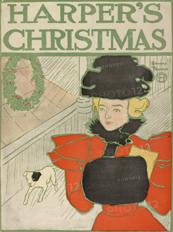 Harper's Christmas, 1896. Creator: Edward Penfield.