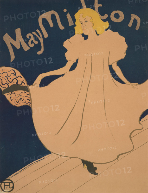 May Milton, 1895. Creator: Henri de Toulouse-Lautrec.