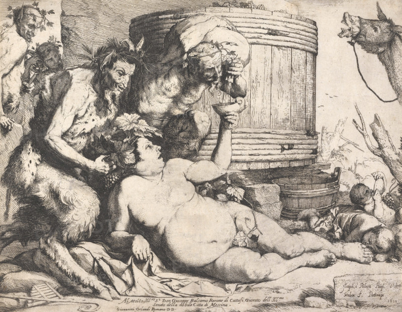 Drunken Silenus, 1628. Creator: Jusepe de Ribera.