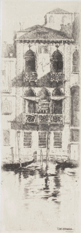 Desdemona's Palace, Venice, about 1880. Creator: Theodore Wendel.