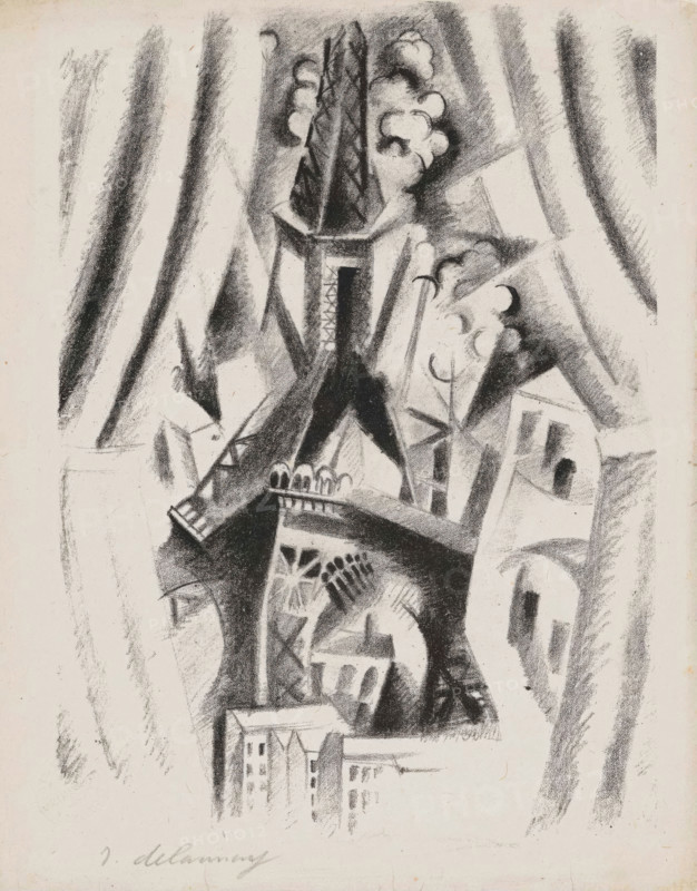 La Tour aux Rideaux, 1926. Creator: Robert Delaunay.