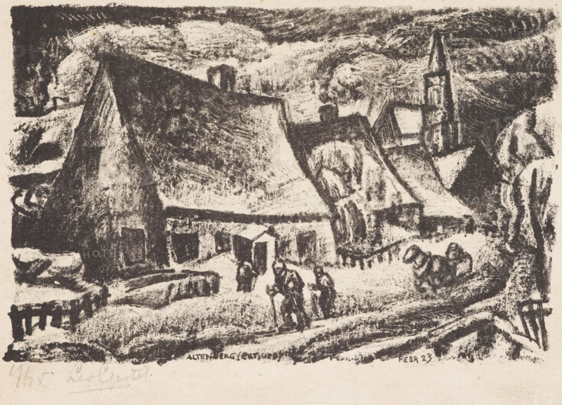 Altenberg (Ertsgebergte), 1923. Creator: Leo Gestel.