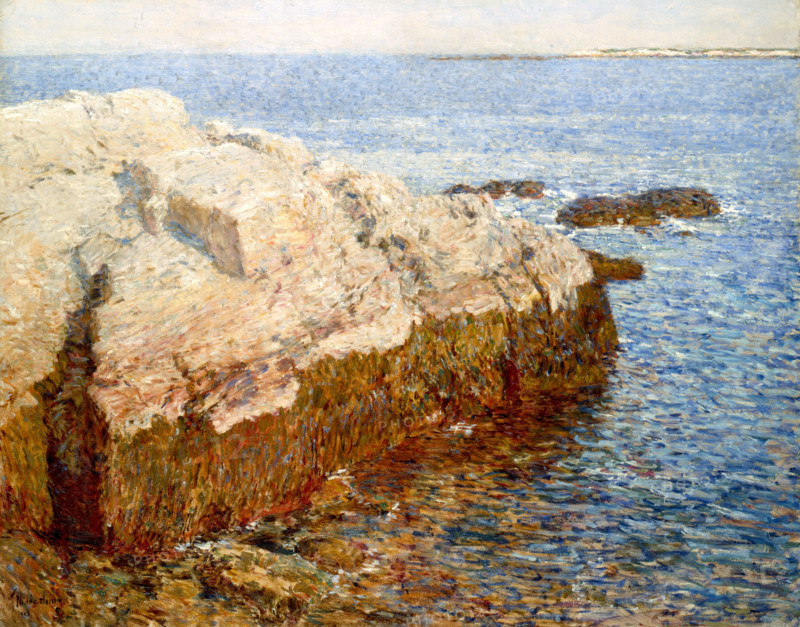 Cliff Rock - Appledore, 1903. Creator: Frederick Childe Hassam.