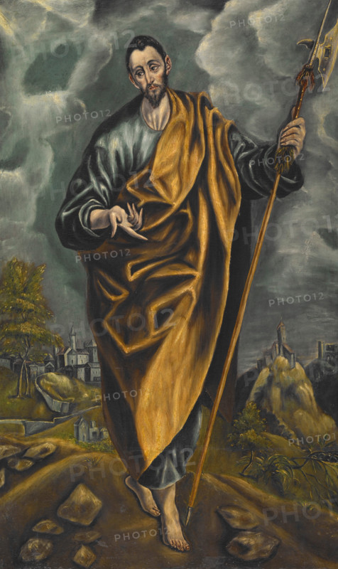St Judas Thaddaeus or St Thomas, 1600s. Creator: El Greco.
