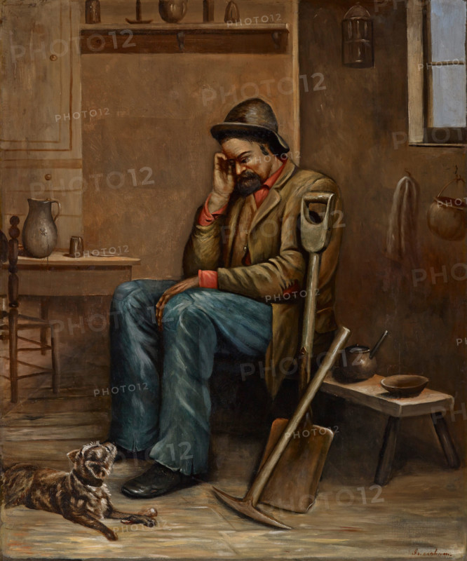 Out of Work, mid 19th-early 20th century.. Creator: Ellen M. Ingraham.