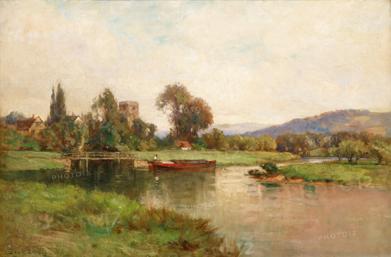 Working on the Thames River, after 1884. Creator: George Henry Smillie.