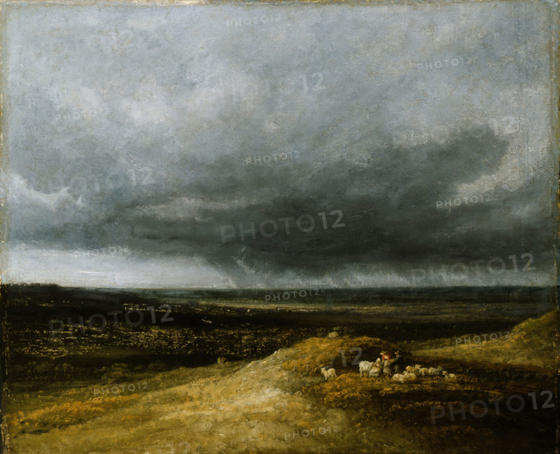 Approaching Storm, about 1820-1825. Creator: Georges Michel.