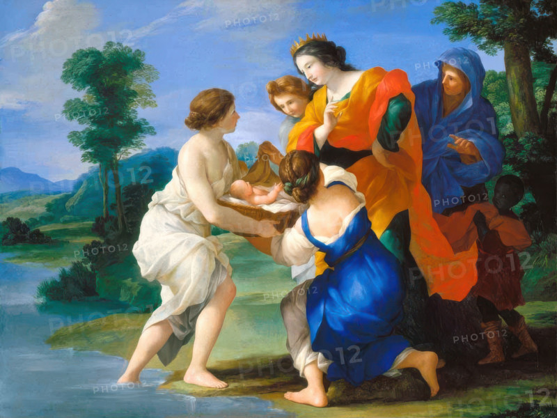 The Finding of Moses, about 1656-1657. Creator: Giovanni Francesco Romanelli.