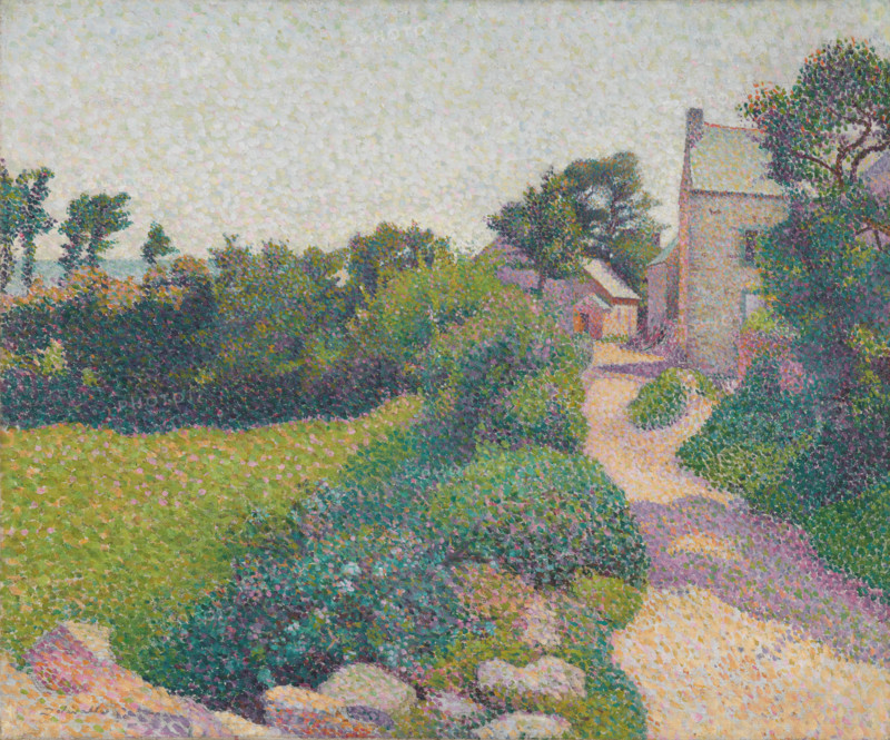 The Road in Sunlight, about 1887. Creator: Henri Delavallée.