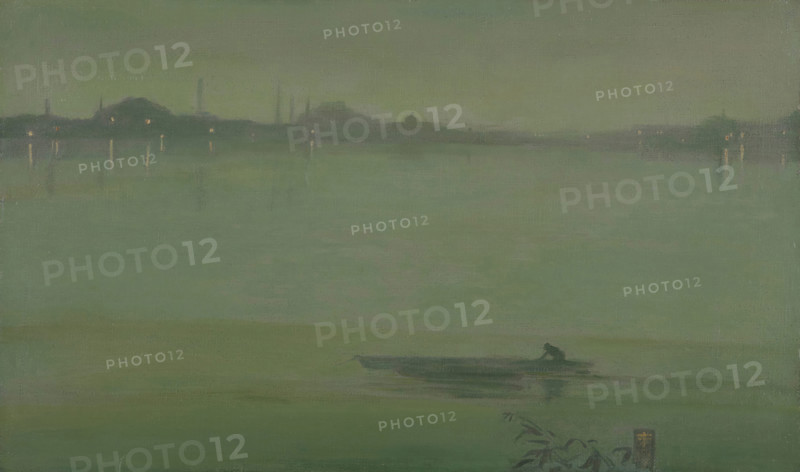 Thames Nocturne, about 1872. Creator: James Abbott McNeill Whistler.