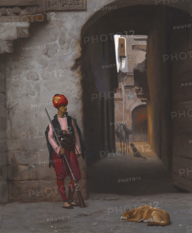 The Guard, 1889. Creator: Jean-Leon Gerome.
